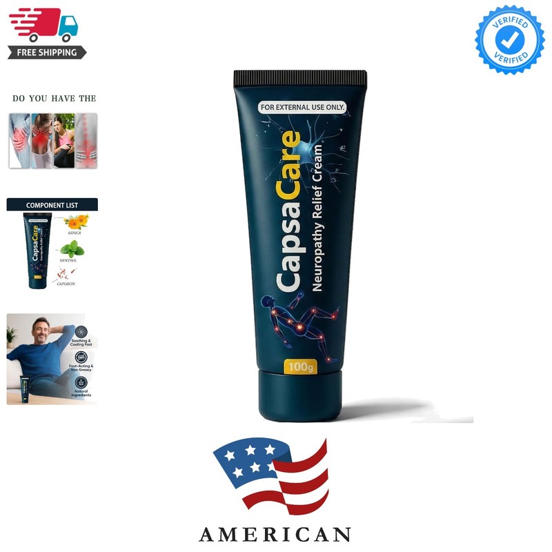 Capsacare Neuropathy Relief Cream, Nerve Cream for Feet, Hands, Legs, Joints,…