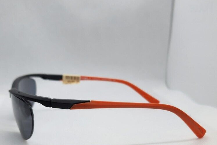 DENALI STRENGTH SUNGLASSES 62-15-135 MATTE BLACK/ORANGE gallery