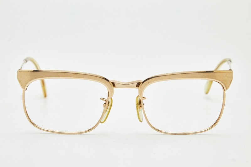 🤓 Vintage Glasses NG EXLUSIV SUZETTI Retro Gold Frame Butterfly 60s👓Women