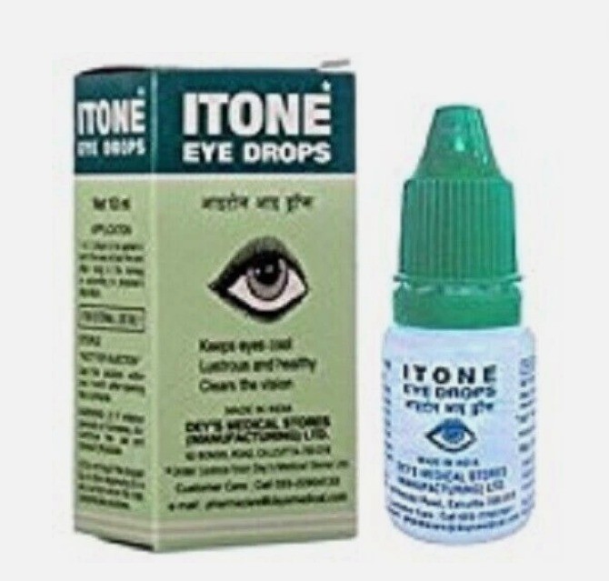 ITONE Eye Drops 10ml x8 Herbal Ayurvedic Cooling Eye Care Long Expiry gallery