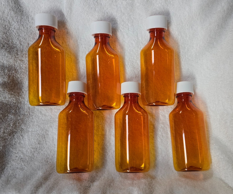 Liquid Medicine Bottles with Resistant Caps Pack of 6 NEW 2,4,6,8 or 16oz gallery