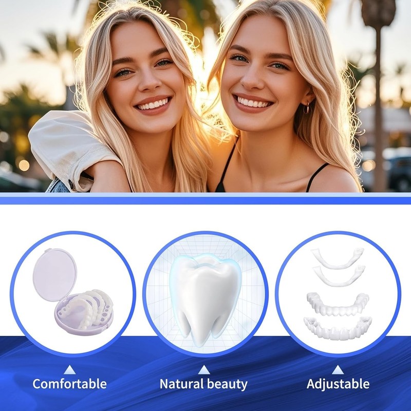Temporary Dental Veneers Kit for Men & Women, Comfortable Tooth Replacement, Unf gallery