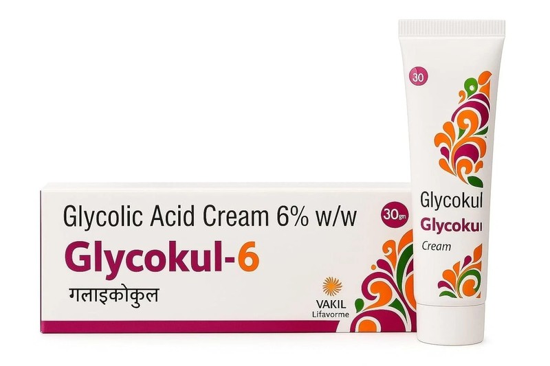 Glyco 6 Glycolic Acid Cream 6% w/w - 30 gm Free & Fast Shipping gallery