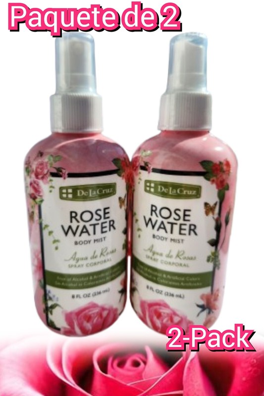 Agua De Rosas Organica