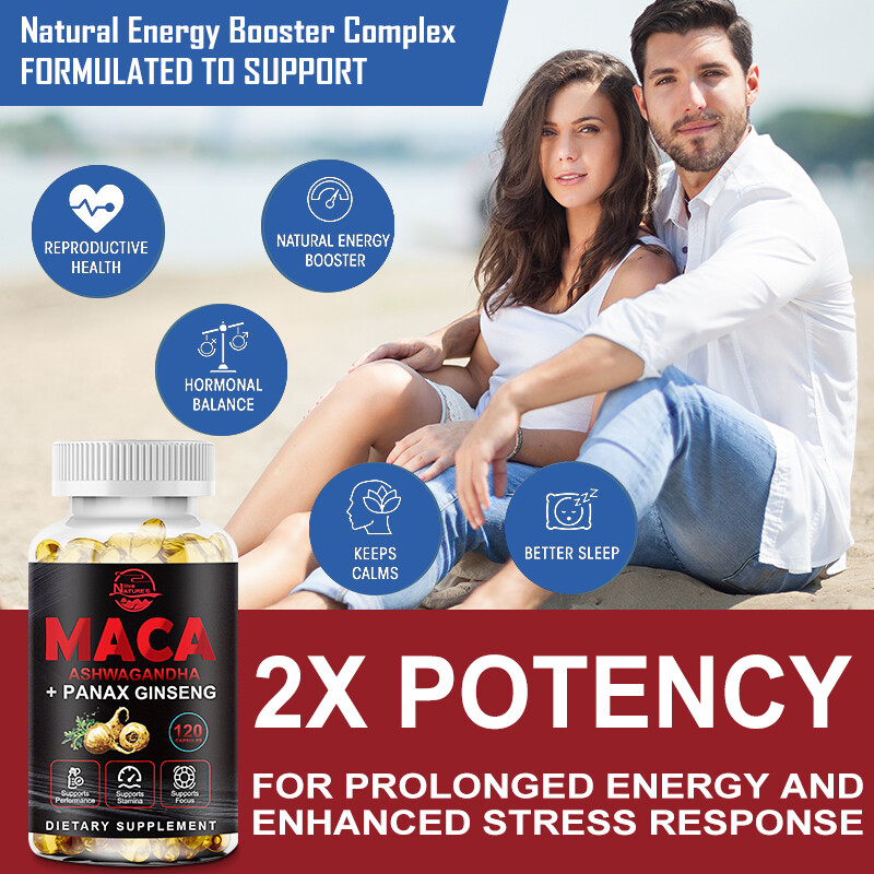 BEST-MALE ENLARGER THICKER LONGER BIGGER Male Enhancing Maca Root 120 Capsules gallery
