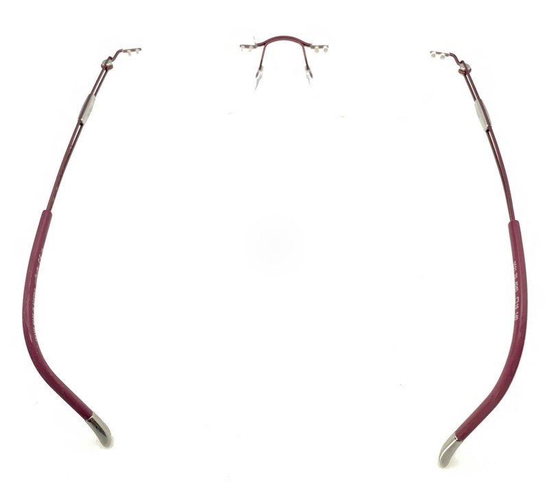 Silhouette 5521 70 4040 Titanium Red Rimless Eyeglasses Frames 19 140 Austria gallery