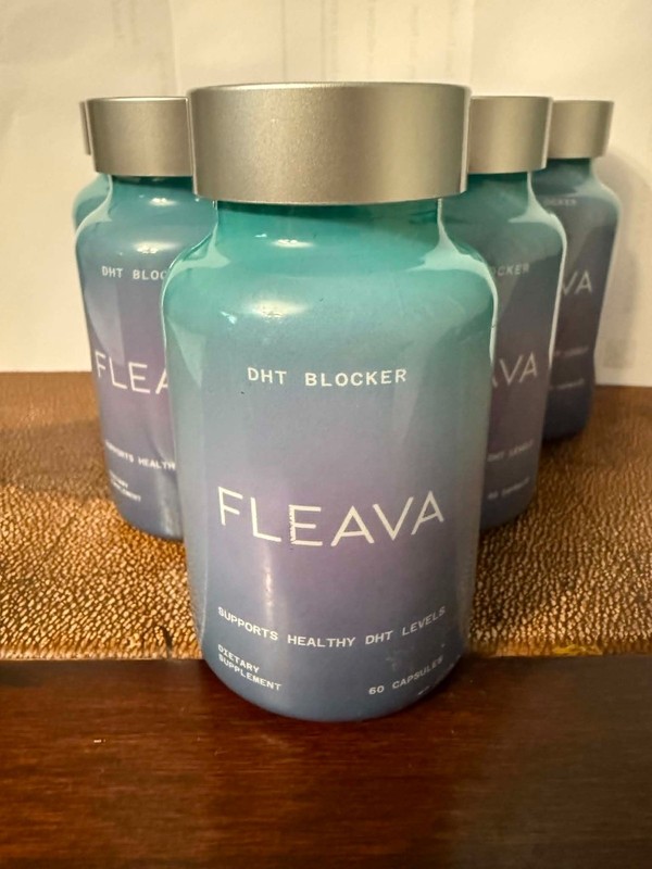 Fleava DHT Blocker Stop Hair Loss Promote Hair Growth Capsules