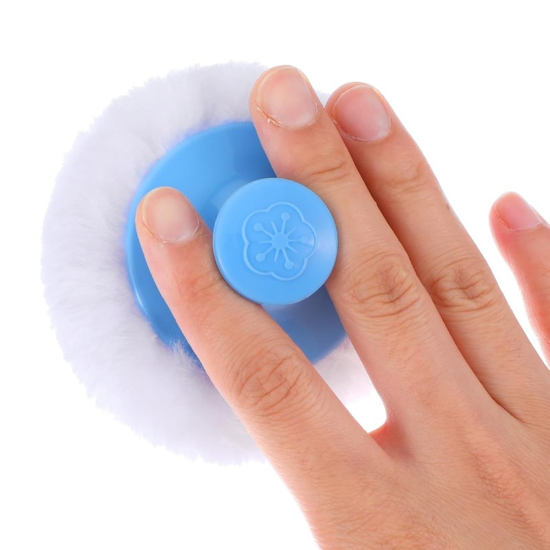 Baby Body Cosmetic Powder Puff and Container Face Body Powder Dispenser Dusti... gallery