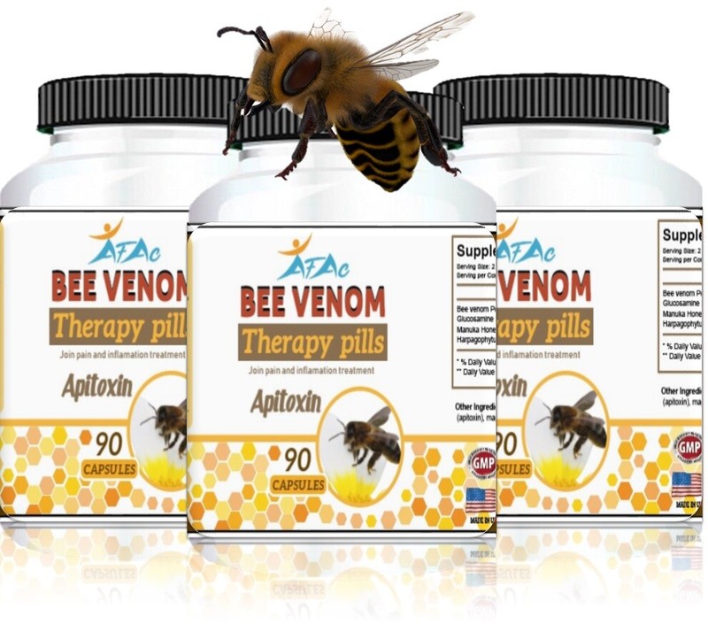 3 BEE MED Anti-Inflammatory Bee Pollen Arthritis support Relief Therapy Pills