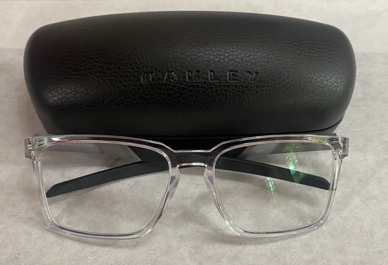 OAKLEY Eyeglasses Exchange Frames Only OX8055-0356 56-17-136 Polished Clear Case