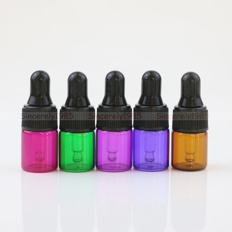 1/2/3/5ml Glass Dropper Bottle Ear Eye Drop Pipette Essential Oils Reagent Serum gallery