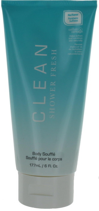 Shower Fresh by Clean for Women Body Souffle 6 oz NEW