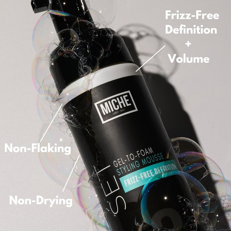 Miche Beauty Set Gel To Foam Mousse - Lightweight Styling Foam For All Hair gallery