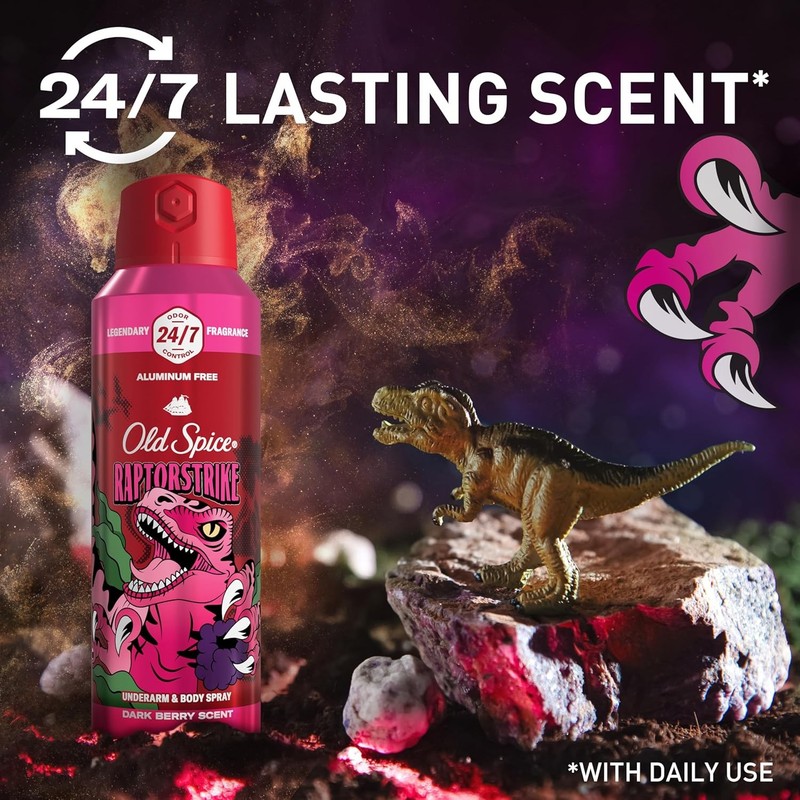 Old Spice Raptorstrike Aluminum Free Body Spray 5.1 oz gallery