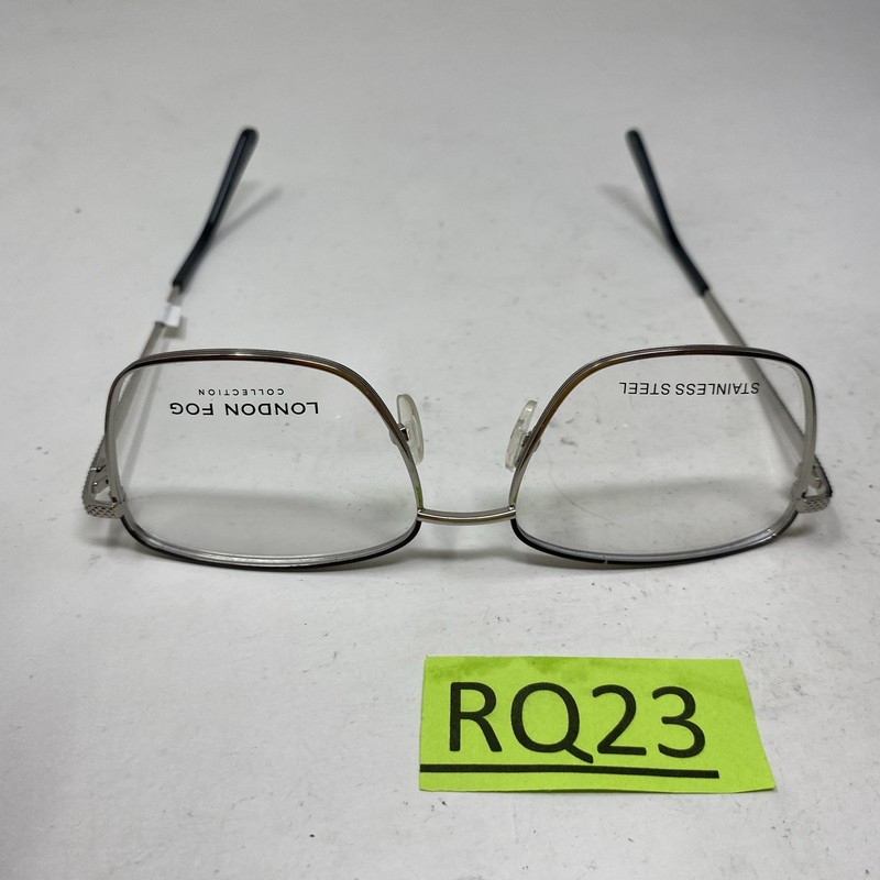 London Fog LF110 C1 Silver Black 55-17-145 Eyeglasses RQ23 gallery