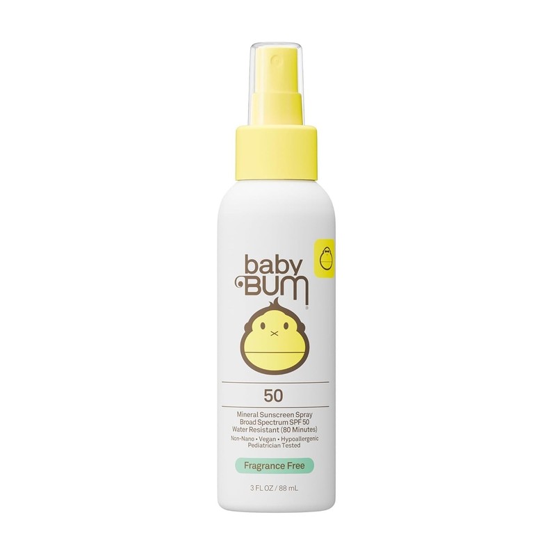 Gentle Baby Bum SPF 50 Sunscreen Spray - Fragrance-Free, 3 oz for Sensitive Skin gallery