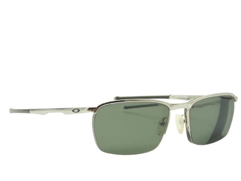 Oakley 3187 0353 Conductor 0.5 Polished Chrome Eyeglass Frames 53 18 137 gallery