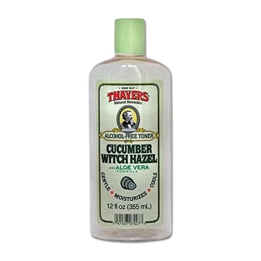 Thayers Cucumber Witch Hazel Toner 12oz – Alcohol-Free w/ Aloe Vera – NEW