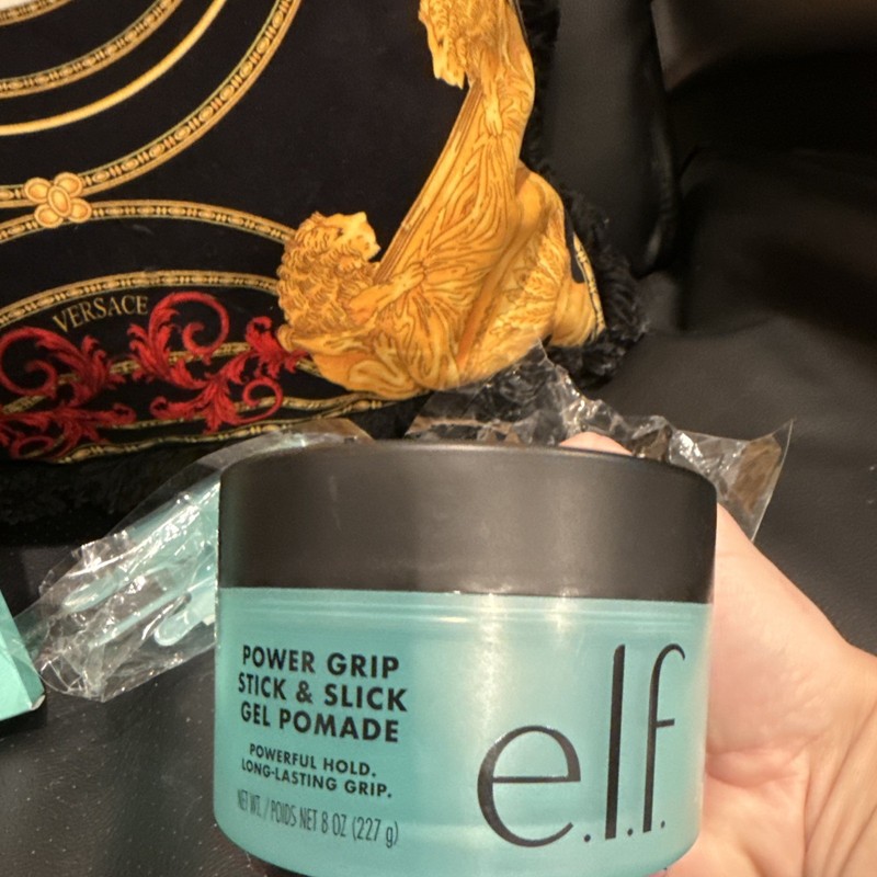 e.l.f. Power Grip Gel Pomade 8 oz + Slick Styler Stick, Powerful Hold NEW RARE gallery