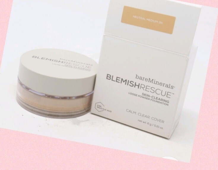 Bareminerals Blemish Rescue Skin Clearing Loose Powder Foundation Neatral Medium