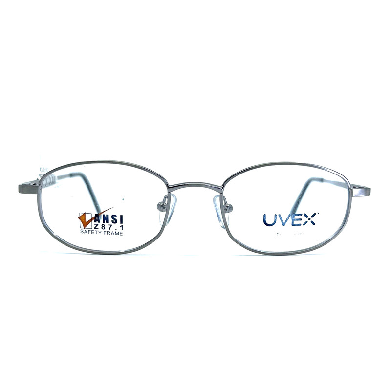Uvex by Honeywell FC 706 cs60 Silver Oval Full Rim Eyeglasses 51[]20 145 mm gallery
