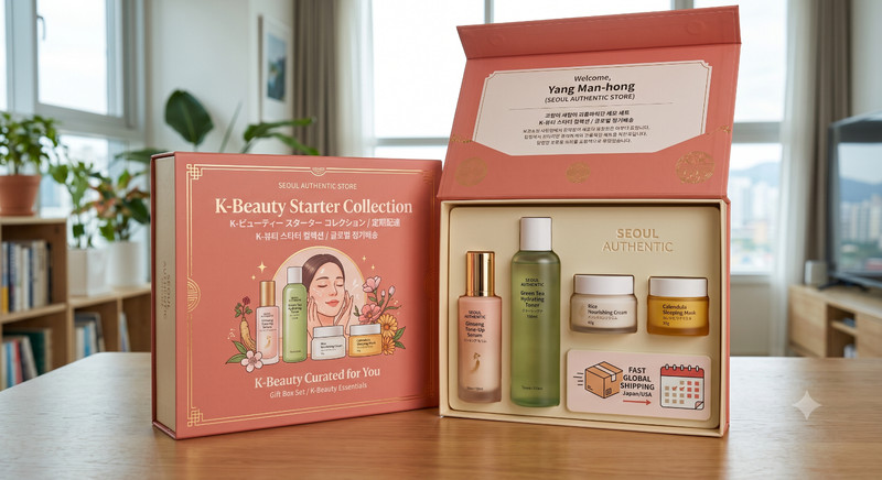 [SEOUL AUTHENTIC] K-Beauty Starter Glow Collection Set – Korean Skin Care Kit