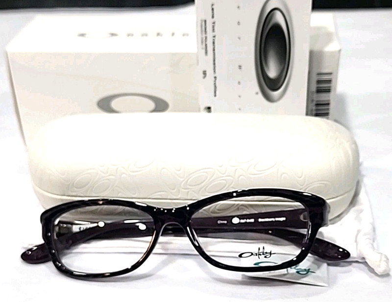 Oakley OX1067-0452 Paceline Black Rasberry Purple Eyeglasses 52-15 142 Box Case